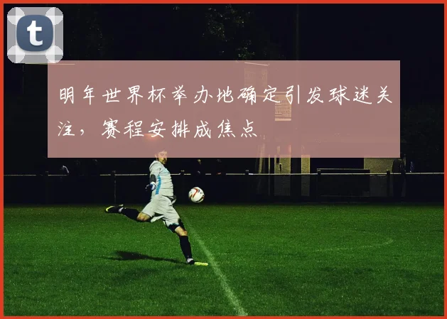 明年世界杯举办地确定引发球迷关注，赛程安排成焦点